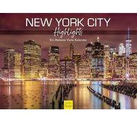 Edition Seidel Calendrier mural New York City Highlights 2026 - Format A3 - USA - Amérique - Big Apple Metropole Skyline Melanie Viola