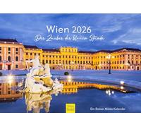 Edition Seidel Calendrier mural Vienne La magie de l'heure bleue 2026 Format A3 Calendrier mural Europe Autriche capitale Château de Schönbrunn Danube Métropole Skyline Rainer Mirau