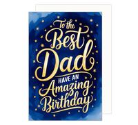 Edition Seidel Carte d'anniversaire de qualité supérieure avec enveloppe - Carte de vœux d'anniversaire - Pour homme, père, papa (G3764 SW025)