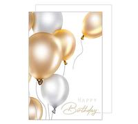 Edition Seidel Carte d'anniversaire XXL avec enveloppe, format A4, format A4, carte de vœux, carte d'anniversaire