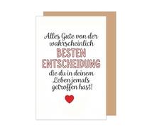Edition Seidel Carte de vœux d'anniversaire de qualité supérieure avec enveloppe - Carte de vœux avec inscription « Happy Birthday » - Amour - Humour - Pour homme, femme, partenaire - (G3935 SW026)