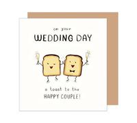 Edition Seidel Carte de vœux de mariage carrée de qualité supérieure avec envelope Carte de félicitations pour couple amoureux Mr. & Mrs. Just Married eucalyptus (HQ104 SW025)