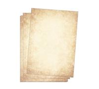 Edition Seidel Lot 100 feuilles papier à lettre vintage haute qualité - Format A4 - 120 g/m² - Papier médieval - Travaux manuels, certificats