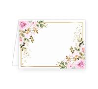Edition Seidel Lot de 50 cartes de table de qualité supérieure - Pour mariage, anniversaire, communion, confirmation, baptême, confirmation, condation de jeunesse, mariage d'or, rose
