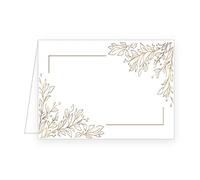 Edition Seidel Lot de 50 cartons de Table de qualité supérieure pour Mariage, Anniversaire, baptême, Communion, Confirmation, fête, baptême, Confirmation, cérémonie, Noces d'or, Anniversaire