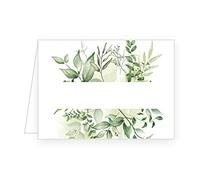 Edition Seidel Lot de 50 cartons de Table de qualité supérieure pour Mariage, Anniversaire, baptême, Communion, Confirmation, fête, baptême, Confirmation, cérémonie, Noces d'or, Anniversaire