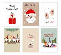 Edition Seidel Lot de 6 cartes de Noël de qualité supérieure avec enveloppe - Cartes postales de Noël