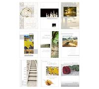 Edition Seidel Lot de 9 cartes de condoléances avec enveloppe