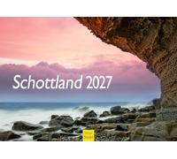 Edition Seidel Premium Calendrier Écosse 2027 Format DIN A3. Calendrier mural allemand Europe Grande-Bretagne Highlands Édimbourg Glasgow Inverness île de Skye Loch Ness châteaux paysages côtiers