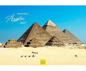 Edition Seidel Premium Calendrier Égypte 2027 Format DIN A5. Calendrier mural allemand Afrique du Nord Louxor Le Caire pyramides de Gizeh temple de Karnak grand Sphinx