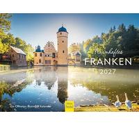 Edition Seidel Premium calendrier Franconie de rêve 2027 Format DIN A5. Calendrier mural allemand Allemagne Bavière Bamberg Wurtzbourg Nuremberg Rothenburg Suisse franconienne Main Christian Müringer