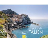 Edition Seidel Premium calendrier Italie 2027 Format DIN A4. Calendrier mural allemand de Europe Toscane Rome Venise Florence Milan Naples Vatican Colisée place Saint-Pierre