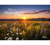 Edition Seidel Premium calendrier Nature dans la lumière du soir 2027 Format DIN A3. Calendrier mural allemand calendrier nature coucher de soleil ambiance du soir lande mer des Wadden