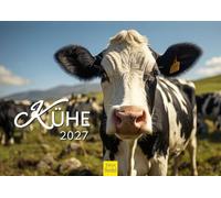 Edition Seidel Premium calendrier vaches 2027 Format DIN A4. Calendrier mural allemand vaches vache Rind veau animaux locaux ferme