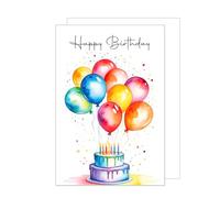 Edition Seidel Premium Carte de qualité supérieure d'anniversaire XXL avec enveloppe format A4 Carte de vœux Happy Birthday pour homme femme fille fils garçon ami (A4-G3567)