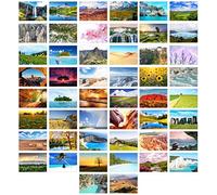 Edition Seidel Set de 100 cartes postales Premium Paysages Nature Mer Montagnes Forêts Vallées