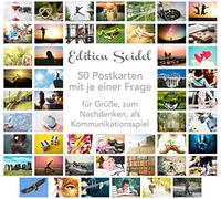 Edition Seidel Set de 50 cartes postales de haute qualité cartes de motivation pour formation en communication, jeu de conversation, coaching (textes en allemand)