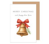 Edition Seidel W1137 SW025 Carte de vœux de Noël de qualité supérieure avec enveloppe pour femme et homme Décoration rétro Merry Christmas Happy New Year