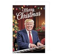 Edition Seidel W1145 SW025 Carte de vœux de Noël de qualité supérieure avec enveloppe pour femme et homme Motif rétro Merry Christmas Time zum Feiern