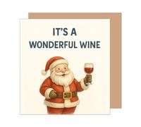 Edition Seidel WQ125 SW025 Carte de vœux de Noël carrée de qualité supérieure avec enveloppe pour femme, homme, Père Noël, prost avec amour pour la période de Noël