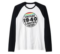 Edition spéciale limitée année de Naissance 1940 Manche Raglan