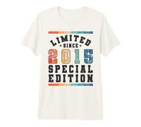 Édition spéciale limitée Anniversaire de l'enfant né en 2015 T-Shirt Haut de Gamme