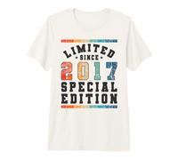 Édition spéciale limitée Anniversaire de l'enfant né en 2017 T-Shirt Haut de Gamme