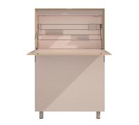 Édition spéciale secrétaire murale Linoleum Flatmate WxHxD 71.7x114x12.2cm/worktop 42x71cm