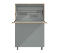 Édition spéciale secrétaire murale Linoleum Flatmate WxHxD 71.7x114x12.2cm/worktop 42x71cm