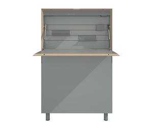 Édition spéciale secrétaire murale Linoleum Flatmate WxHxD 71.7x114x12.2cm/worktop 42x71cm