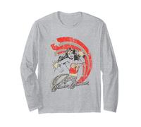 Édition Vintage Hommage à l'héroïne de Wonder Woman Manche Longue