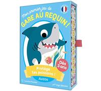Auzou Jeu de cartes Mon premier jeu Gare au Requin – Dès 3 ans – Protège tes poissons