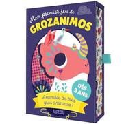 Editions AUZOU - Mon Premier Jeu de grozanimos - Complete de Tres Gros Animaux