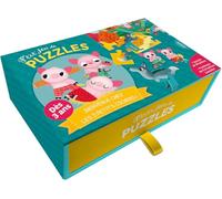 Editions AUZOU - P’Tit Jeu de Puzzles -Bienvenue Chez Les 3 Petits Cochons