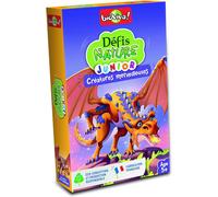 ÉDITIONS BIOVIVA-Jeu de cartes Défis Nature Junior Créatures merveilleuses aux Éditions Bioviva