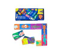 ÉDITIONS CARTES D'ART-Domino puzzle les animaux marins multicolore Editions Cartes d’Art
