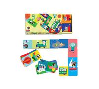 ÉDITIONS CARTES D'ART-Dominos puzzle les transports multicolore Editions Cartes d’Art - 20.5 cm