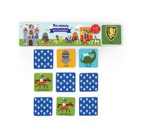 ÉDITIONS CARTES D'ART-Mon memory des chevaliers multicolore Editions Cartes d’Art - 24.5 cm