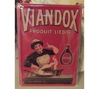 Éditions Clouet 29017 - Petite Plaque métal 15x21 cm Liebig - Viandox