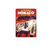 Éditions Clouet 29271 - Petite Plaque métal 15x21 cm Monaco - Grand Prix de Monaco de 1930"
