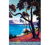 Éditions Clouet 50209 - Affiche Touristique 50x70 cm Midi - Le Cap Ferret