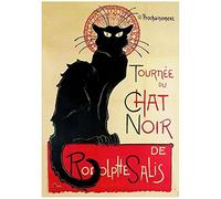 Éditions Clouet 50279 - Affiche publicitaire 50x70 cm Tournée du Chat Noir - Tournée du Chat Noir