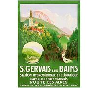 Éditions Clouet 50569 - Affiche Touristique 50x70 cm PLM - Station Climatique de Saint-Gervais