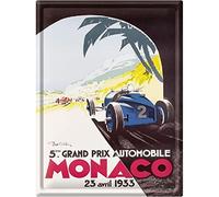 Éditions Clouet 56099 - Grande Plaque métal 30x40 cm Monaco - Grand Prix de Monaco de 1933"
