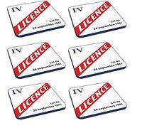 Editions Clouet - 6 Dessous De Verre - Licence IV