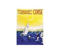 EDITIONS CLOUET Affiche ancienne Propriano
