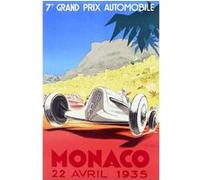 EDITIONS CLOUET Affiche rectangulaire Monaco 1935 G