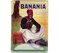 EDITIONS CLOUET Grande plaque métal Banania Multicolore G