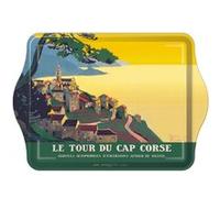 EDITIONS CLOUET Plateau vide poche métallique Corsica Tour du Cap - 18 x 14 cm JAUNE G