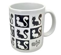 Éditions Clouet Tasse en céramique La Belle Damier Chat de Dubout